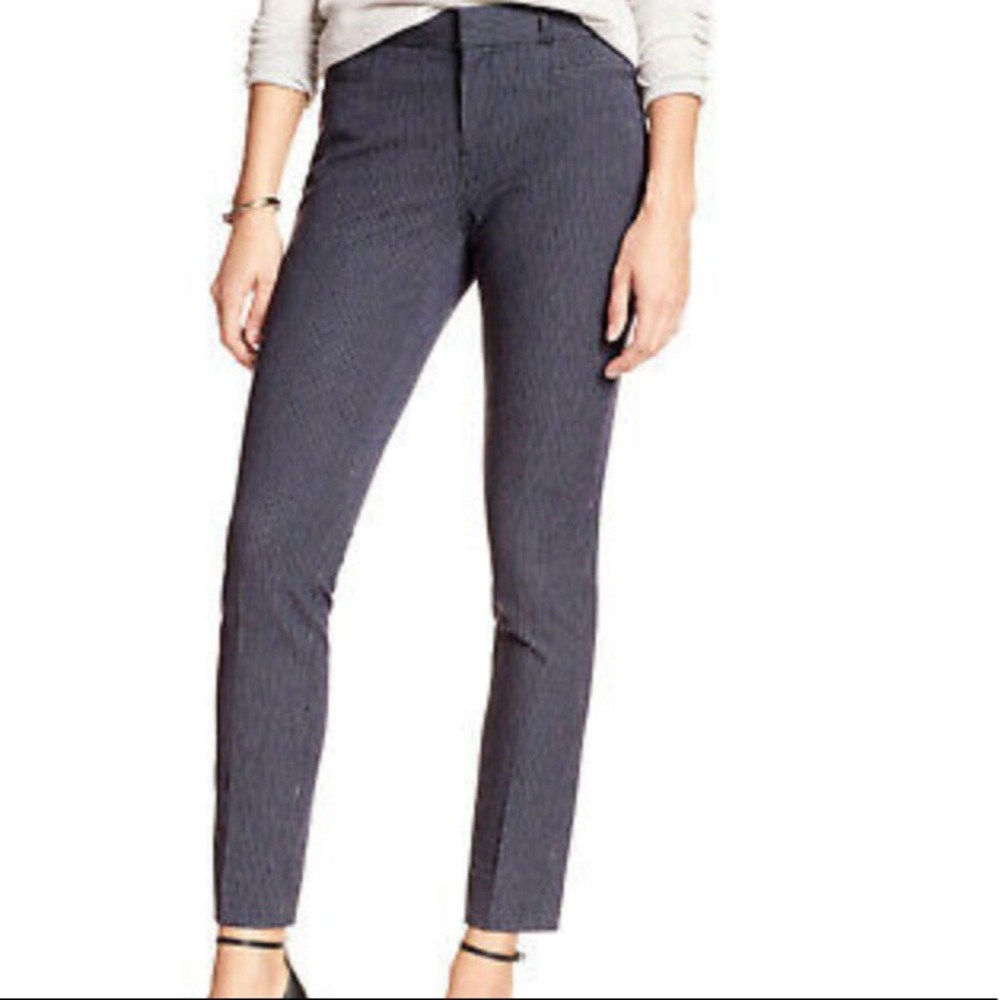 Banana Republic Jackson Fit Bold Blue Stripe Pants